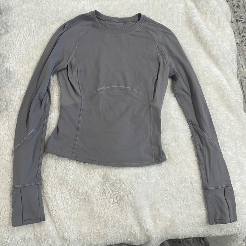 LULULEMON Rulu Reflective Running Long Sleeve Shirt